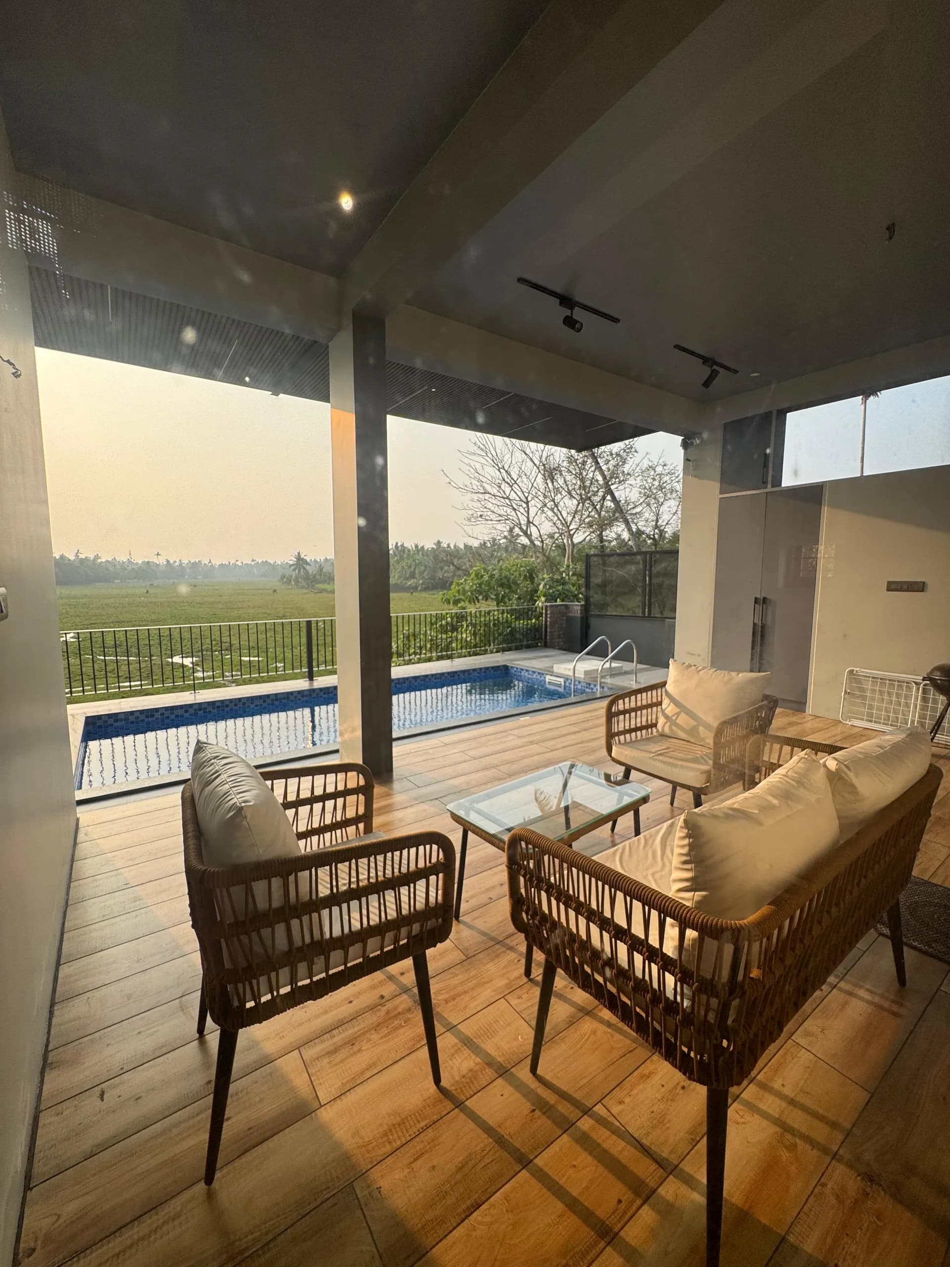 villa with pool